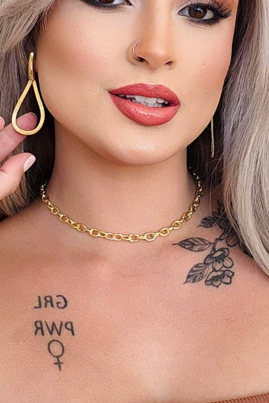 Corrente Com Elos Ovalados