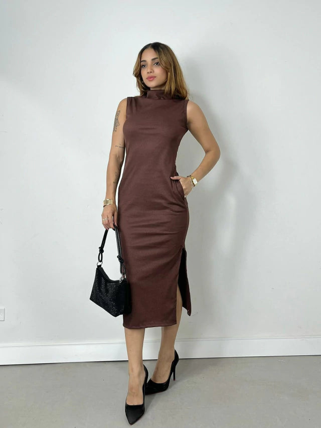 Vestido Midi em Ribana